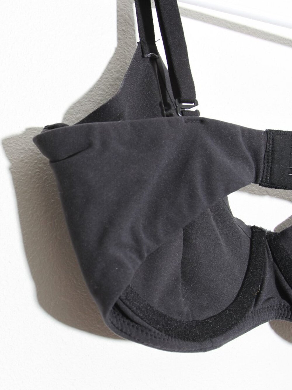 SKIMS Fits Everybody Unlined Underwire Bra Onyx Black Adjustable Size 34D - Picture 8 of 10